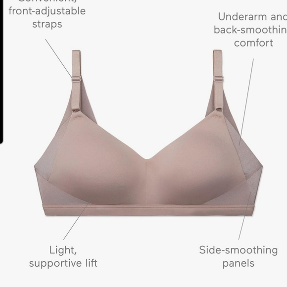 Warners Wireless Side Smoothing Bra - Picture 3 of 8